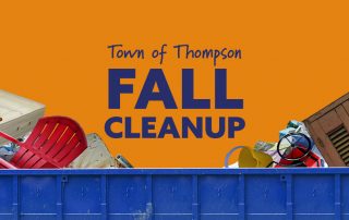 The Town of Thompson in New York is hosting a fall cleanup.