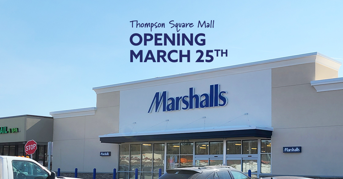 Marshalls Opening March 25th, Highlights Town's Forward Focus Town of