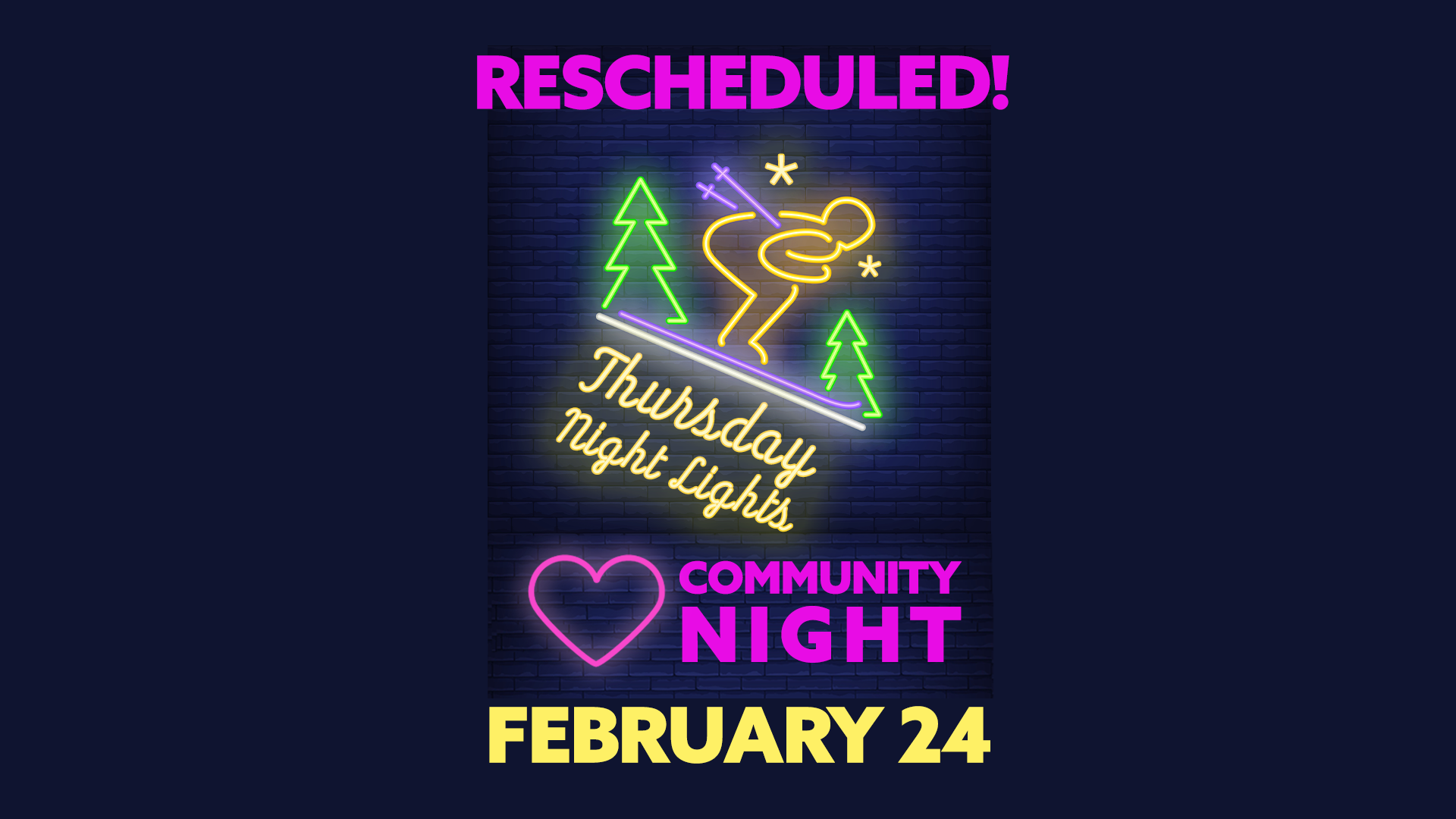 Rescheduled Thursday Night Lights Town of Thompson