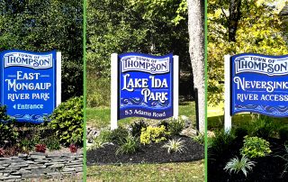 Park Signs in the Town of Thompson NY