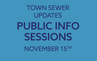 November 15th Public Info Sessions for Wastewater Treatment Plants