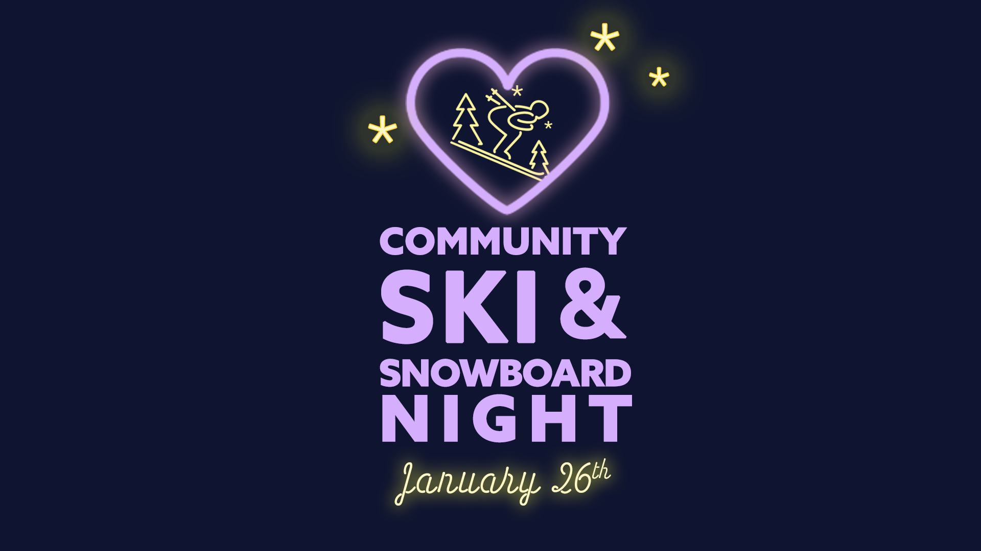 Community Ski and Snowboard Night