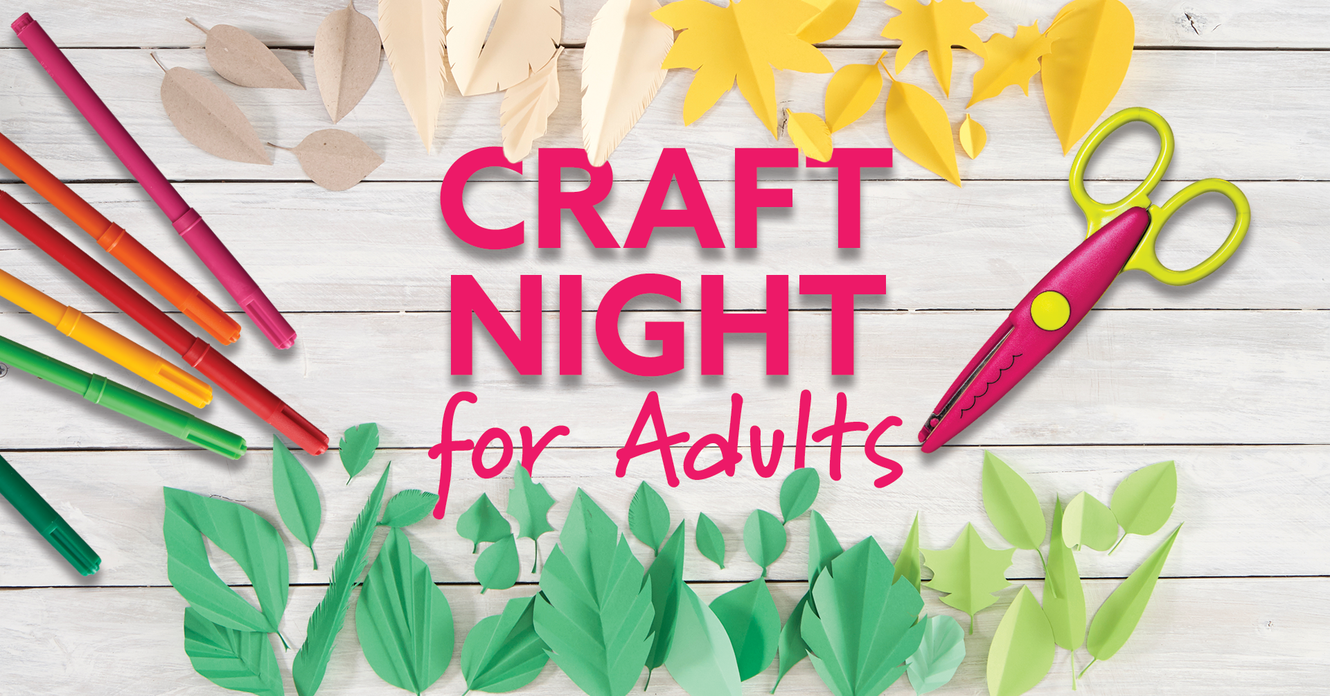 Craft Night for Adults in the Town of Thompson on August 3rd