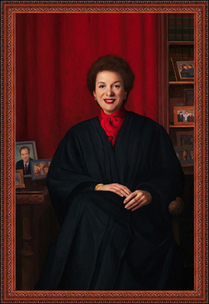 Image of Judge Judith Smith. Reproduced with the permission of The Historical Society of the New York Courts and its website: http://history.nycourts.gov. Any other use of this material is strictly prohibited. The portrait of Hon. Judith S. Kaye is in the Collection of the NYS Court of Appeals.